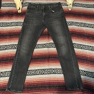 Levi’s 512 faded black skinny jeans size 32W X 32L